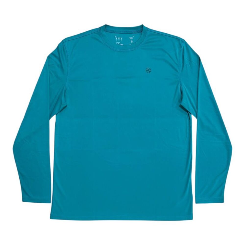 Reel Life Men's Lightweight Moisture Wicking Long Sleeve UV Tee - Green